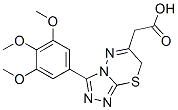 2-[9-(3,4,5-trimethoxyphenyl)-5-thia-1,2,7,8-tetrazabicyclo[4.3.0]nona -2,6,8-trien-3-yl]acetic acid CAS#: 126598-30-9