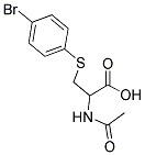 2-(ACETYLAMINO)-3-[(4-BROMOPHENYL)SULFANYL]PROPANOIC ACID CAS#: 126253-78-9