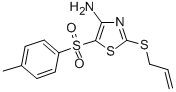 2-ALLYLTHIO-4-AMINO-5-TOSYLTHIAZOLE CAS#: 117420-83-4