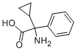 2-AMINO-2-CYCLOPROPYL-2-PHENYLACETIC ACID CAS#: 118317-40-1