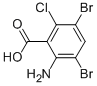 2-AMINO-3,5-DIBROMO-6-CHLOROBENZOIC ACID CAS#: 143769-25-9