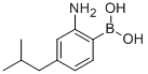 2-AMINO-4-(2-METHYLPROPYL)PHENYL BORONIC ACID CAS#: 153624-54-5
