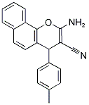 2-AMINO-4-(4-METHYLPHENYL)-4H-BENZO[H]CHROMENE-3-CARBONITRILE CAS#: 144464-54-0