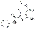 2-AMINO-4-METHYL-5-PHENYLCARBAMOYL-THIOPHENE-3-CARBOXYLIC ACID ETHYL ESTER CAS#: 43028-57-5