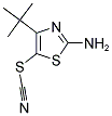 2-AMINO-4-(TERT-BUTYL)-1,3-THIAZOL-5-YL THIOCYANATE CAS#: 339016-14-7