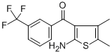 (2-AMINO-4,5-DIMETHYL-3-THIENYL)-[3-(TRIFLUOROMETHYL)PHENYL]METHANONE CAS#: 132861-87-1