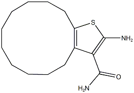 2-AMINO-4,5,6,7,8,9,10,11,12,13-DECAHYDROCYCLODODECA[B]THIOPHENE-3-CARBOXAMIDE CAS#: 40106-18-1