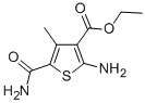 2-AMINO-5-CARBAMOYL-4-METHYL-THIOPHENE-3-CARBOXYLIC ACID ETHYL ESTER CAS#: 43028-63-3