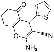 2-AMINO-5-OXO-4-(2-THIENYL)-4,6,7,8-TETRAHYDRO2H-CHROMENE-3-CARBONITRILE CAS#: 312510-11-5