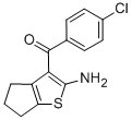 (2-AMINO-5,6-DIHYDRO-4H-CYCLOPENTA[B]THIOPHEN-3-YL)-(4-CHLORO-PHENYL)-METHANONE CAS#: 304018-04-0