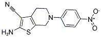 2-AMINO-6-(4-NITROPHENYL)-4,5,6,7-TETRAHYDROTHIENO[2,3-C]PYRIDINE-3-CARBONITRILE CAS#: 338413-84-6
