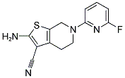 2-AMINO-6-(6-FLUORO-2-PYRIDINYL)-4,5,6,7-TETRAHYDROTHIENO[2,3-C]PYRIDINE-3-CARBONITRILE CAS#: 338413-86-8