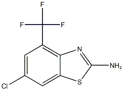 2-AMINO-6-CHLORO-4-(TRIFLUOROMETHYL)BENZO[D]THIAZOLE CAS#: 155538-41-3