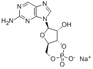 2-AMINOPURINE RIBOSIDE-3',5'-CYCLIC MONOPHOSPHATE SODIUM SALT CAS#: 42467-66-3
