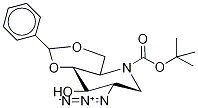 2-AZIDO-4,6-O-BENZYLIDENE-N-(TERT-BUTOXYCARBONYL)-1,2,5-TRIDEOXY-1,5-IMINO-D-GLUCITOL CAS#: 133697-23-1