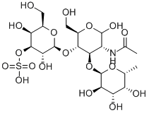 2-Acetamido-2-deoxy-4-O-(3-sulfo-a-D-galactopyranosyl)-3-O-(a-L-fucopyranosyl)-D-glucopyranoside CAS#: 153153-62-9