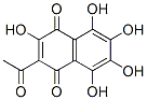 2-Acetyl-3,5,6,7,8-pentahydroxy-1,4-naphthoquinone CAS#: 3468-83-5
