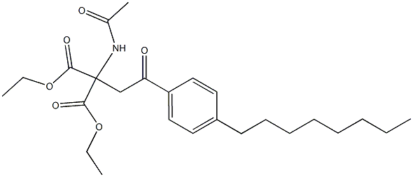 2-(Acetylamino)-2-[2-(4-octylphenyl)-2-oxoethyl]-propanedioic acid 1,3-diethyl ester CAS#: 268557-49-9
