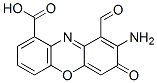 2-Amino-1-formyl-3-oxo-3H-phenoxazine-9-carboxylic acid CAS#: 34083-17-5