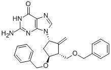 2-Amino-1,9-dihydro-9-[(1S,3R,4S)-4-(benzyloxy)-3-(benzyloxymethyl)-2-methylenecyclopentyl]-6H-purin-6-one CAS#: 142217-81-0