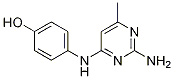 2-Amino-4-(p-hydroxyanilino)-6-methylpyrimidine CAS#: 131554-44-4