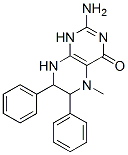 2-Amino-5,6,7,8-tetrahydro-5-methyl-6,7-diphenyl-4(1H)-pteridinone CAS#: 38365-06-9