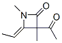2-Azetidinone, 3-acetyl-4-ethylidene-1,3-dimethyl-, (Z)- (9CI) CAS#: 118987-42-1