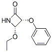 2-Azetidinone,4-ethoxy-3-phenoxy-,cis-(9CI) CAS#: 124827-14-1