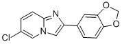 2-BENZO[1,3]DIOXOL-5-YL-6-CHLORO-IMIDAZO[1,2-A]PYRIDINE CAS#: 168837-35-2