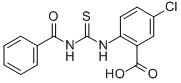 2-[[(BENZOYLAMINO)THIOXOMETHYL]AMINO]-5-CHLORO-BENZOIC ACID CAS#: 131357-72-7