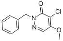 2-BENZYL-4-CHLORO-5-METHOXY-3(2H)-PYRIDAZINONE CAS#: 40890-47-9