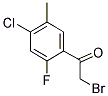2-BROMO-1-(4-CHLORO-2-FLUORO-5-METHYLPHENYL)-1-ETHANONE CAS#: 338982-26-6