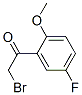 2-BROMO-1-(5-FLUORO-2-METHOXYPHENYL)ETHANONE CAS#: 343-04-4