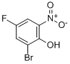2-BROMO-4-FLUORO-6-NITROPHENOL CAS#: 320-75-2