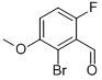 2-BROMO-6-FLUORO-3-METHOXYBENZALDEHYDE CAS#: 154650-22-3