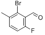 2-BROMO-6-FLUORO-3-METHYLBENZALDEHYDE CAS#: 154650-16-5