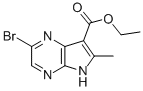 2-BROMO-6-METHYL-5H-PYRROLO[2,3-B]PYRAZINE-7-CARBOXYLIC ACID ETHYL ESTER CAS#: 125208-06-2