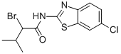 2-BROMO-N-6-CHLORO-2-BENZOTHIAZOLYL-3-METHYL-BUTYRAMIDE CAS#: 114694-69-8
