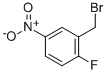 2-BROMOMETHYL-1-FLUORO-4-NITROBENZENE CAS#: 454-15-9