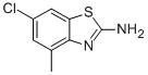 2-Benzothiazolamine,6-chloro-4-methyl-(9CI) CAS#: 38338-21-5