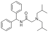 2-(Bis(2-methylpropyl)amino)-N-(diphenylmethyl)acetamide CAS#: 37390-19-5