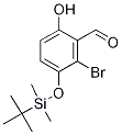 2-Bromo-3-{[tert-butyl(dimethyl)silyl]oxy}-6-hydroxybenzenecarbaldehyde CAS#: 347840-64-6