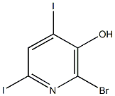 2-Bromo-4,6-diiodo-3-hydroxypyridine CAS#: 129611-33-2