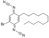 2-Bromo-5-dodecyl-2,5-cyclohexadiene-1,4-diylidenebiscyanamide CAS#: 121720-48-7