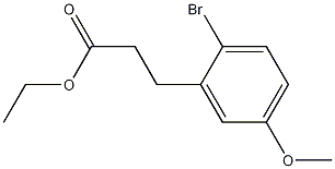 2-Bromo-5-methoxy-benzenepropanoic acidethylester CAS#: 131819-11-9