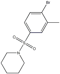 2-Bromo-5-(piperidinosulfonyl)toluene CAS#: 332906-22-6