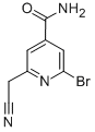 2-Bromo-6-(cyanomethyl)-4-pyridinecarboxamide CAS#: 312325-81-8