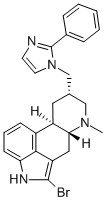 2-Bromo-6-methyl-8-alpha-((2-phenyl-1H-imidazol-1-yl)methyl)ergoline CAS#: 162070-38-4