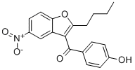 (2-Butyl-5-nitrobenzofuran-3-yl)(4-hydroxyphenyl)methanone CAS#: 141645-16-1
