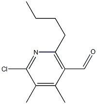 2-Butyl-6-chloro-4,5-diMethylnicotinaldehyde CAS#: 153806-75-8